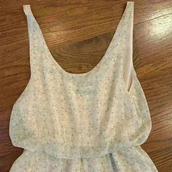 THML Womens Sleeveless Mini Boho Floral Lined Flowy SunDress Size Small - Picture 6 of 12